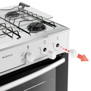 FOGAO GAS 5Q MILAO PLUS BCO 24 - Imagem 5