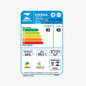 FOGAO GAS 5Q AGILE GLASS PTO - Imagem 7
