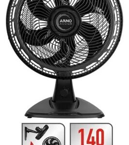 VENT. ARNO T.FORCE 2 EM 1 VE60 6P X-TREME 40CM 220V PRETO - Imagem 5