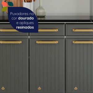 KIT TRIPLO C/TAM 3GV 3P C/V DIAMANTE NEW CINZA TOTAL - Imagem 7