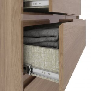 COMODA RAVENA 06 GAVETAS JEQUITIBA BRILHO - Imagem 5