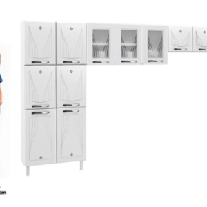 COZINHA COMPACTA 60 STAR NEW BRANCO - 3VID - Imagem 4