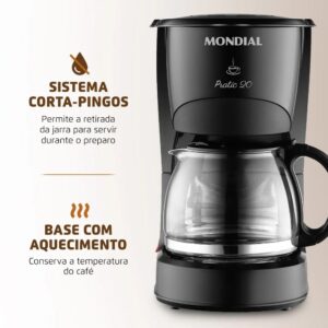 CAFETEIRA MONDIAL PRATIC 20 CN-01-20X 220V - Imagem 5
