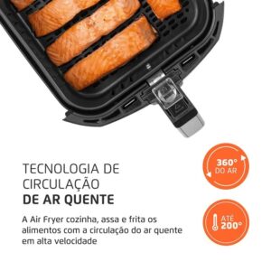 AIR FRYER MONDIAL GRAND FAMILY 5L AFN-50-BI 220V - Imagem 4