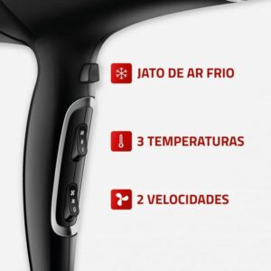 SECADOR MONDIAL SCN04 2000W PRETO/PRATA 220V - Imagem 6