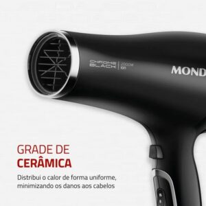 SECADOR MONDIAL SCN04 2000W PRETO/PRATA 220V - Imagem 5
