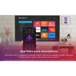 TV 32P AOC LED SMART ROKU WIFI HD HDMI 32S5155/78G - Imagem 3